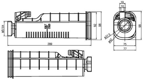 Расширительный бачок MAHLE / KNECHT CRT 114 000S