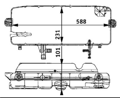 Расширительный бак охлаждения MAHLE / KNECHT CRT46000S