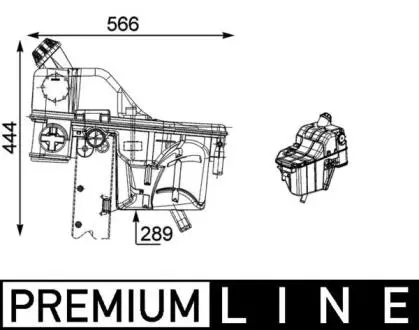 Автозапчасть MAHLE / KNECHT CRT54000P