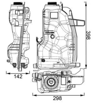 Автозапчасть MAHLE / KNECHT CRT76000S
