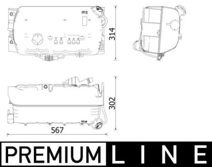 Автозапчасть MAHLE / KNECHT CRT97000P