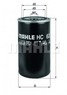 Гідрофільтр, автоматична коробка передач MAHLE / KNECHT HC62