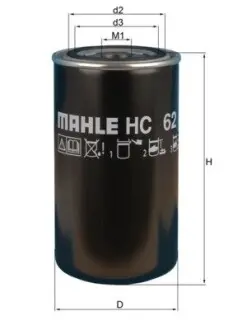 Гидрофильтр, автоматическая коробка передач MAHLE / KNECHT HC62