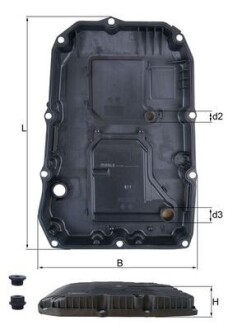 Гідравлічний фільтр коробки передач MAHLE / KNECHT HX196KIT (фото 1)