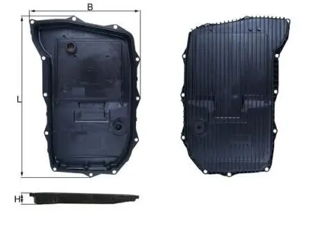Фільтр АКПП Audi A4/A5/A8/Q5/Q7/VW Touareg 2.0 TDI/2.0 TFSI/3.0 TDI 15- MAHLE / KNECHT HX 255
