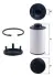 Фільтр АКПП BMW 5 (F10) 4.4 (S63) 11-16 (7-speed dual--clutch) (DCT GS7D36SG) MAHLE / KNECHT HX286KIT (фото 1)