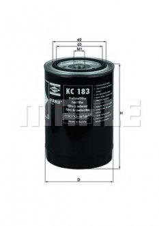 Фильтр топливный MAHLE / KNECHT KC183