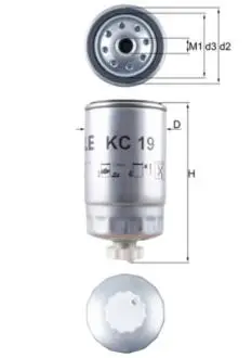 Фильтр топлива MAHLE / KNECHT KC19