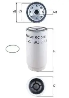 Фільтр палива KNECHT/MAHLE TRUCK KC 505D MERCEDES TRUCKS MAHLE / KNECHT KC505D