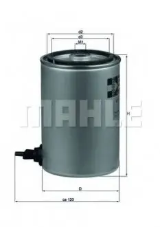 Фильтр топлива MAHLE / KNECHT KC87D
