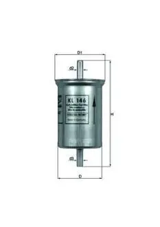 Паливний фільтр MAHLE / KNECHT KL146