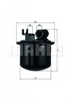 Фільтр паливний Mahle Honda, Rover, знято з виробництва MAHLE / KNECHT KL183