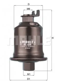 Фильтр топливный Mitsubishi Carisma/Colt 1.6/1.8 16V 96-06 KNECHT MAHLE / KNECHT KL 436