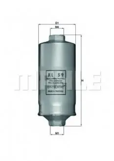 A_Фільтр паливний Mahle Ford MAHLE / KNECHT KL59