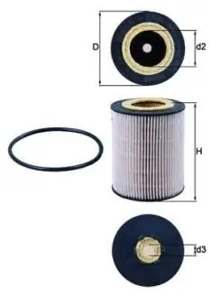 Фильтр топлива MAHLE / KNECHT KX267D