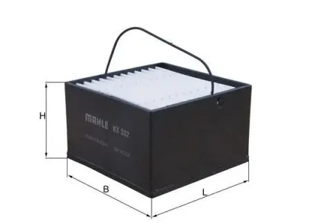 Фільтр палива MAHLE / KNECHT KX332