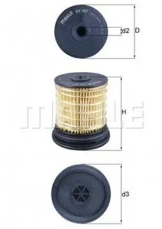 Топливный фильтр MAHLE / KNECHT KX397