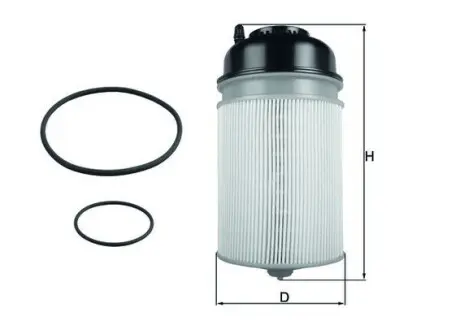 Фільтр паливний MB Actros 11-/Antos 12-18/Arocs 13- (OM471/OM473) KNECHT MAHLE / KNECHT KX 400D
