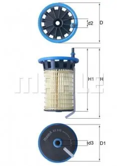 Фільтр паливний MAHLE / KNECHT KX515