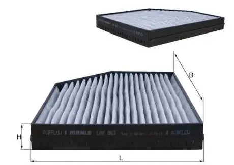 Фільтр салону MAHLE / KNECHT LAK863