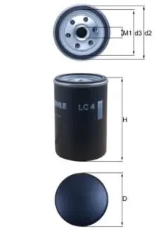 Фильтр салона MAHLE / KNECHT LC 4
