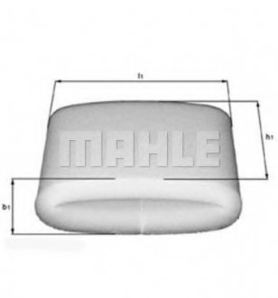A_Фільтр повітряний Mahle CITROEN/PEUGEOT 104,BX,C15 -93 MAHLE / KNECHT LX110