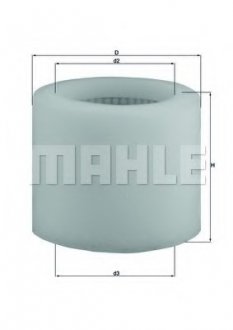 Фильтр воздушный MAHLE / KNECHT LX123