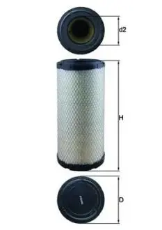Фильтр воздушный MAHLE / KNECHT LX1241