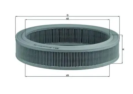 A_Фільтр повітряний Mahle Ford MAHLE / KNECHT LX202