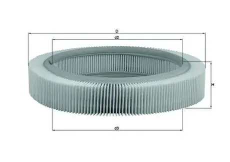 Фильтр воздуха MAHLE / KNECHT LX209