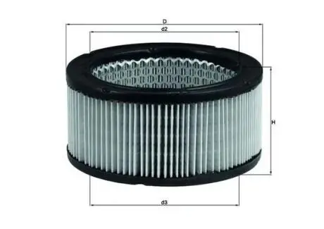 Фильтр воздушный MAHLE / KNECHT LX213