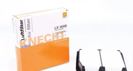 Фильтр воздушный Honda Accord VIII 2.4i 08-15 KNECHT MAHLE / KNECHT LX 2688