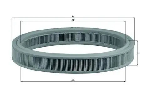 Фільтр повітряний MAHLE / KNECHT LX332