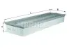 Воздушный фильтр MAHLE / KNECHT LX335 (фото 1)