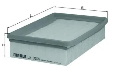 Повітряний фільтр MAHLE / KNECHT LX3595