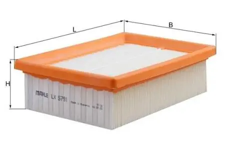 Фільтр повітряний MAHLE / KNECHT LX5791