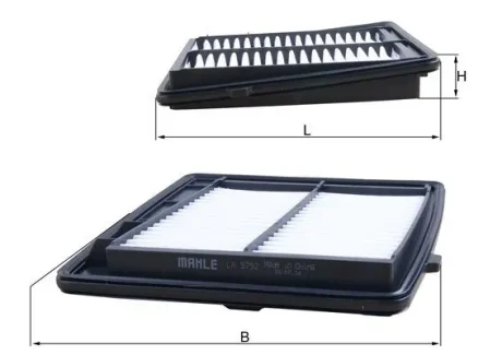 Фільтр повітряний (фільтруючий елемент) HONDA HR-V, JAZZ V 1.5H 02.20- MAHLE / KNECHT LX5792