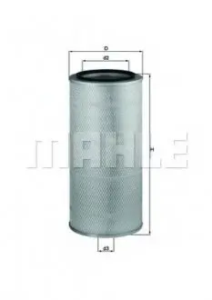 Фільтр повітряний MAHLE / KNECHT LX657