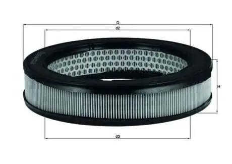 Фільтр повітряний MAHLE / KNECHT LX67