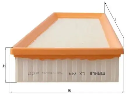 Фільтр повітряний MAHLE / KNECHT LX744