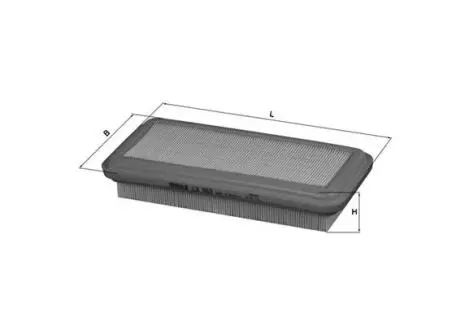 Фільтр повітряний MAHLE / KNECHT LX863