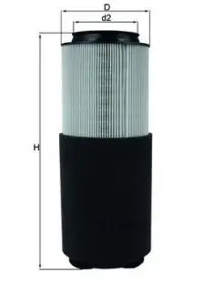 Фільтр повітряний MAHLE / KNECHT LX976