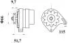 Генератор MAHLE / KNECHT MG 565 (фото 2)