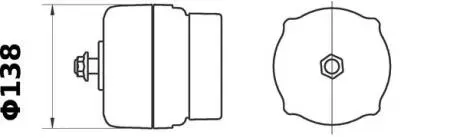 Генератор MAHLE / KNECHT MG 607