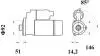 Стартер 24V 7.5KW 12Z MAHLE / KNECHT MS 754 (фото 2)