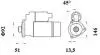 Стартер, 24V 5,50KW Z12 MAHLE / KNECHT MS 886 (фото 2)