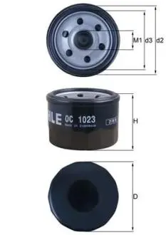 Фільтр MAHLE / KNECHT OC1023