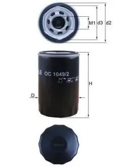 Фільтр масляний MAHLE / KNECHT OC1049/2