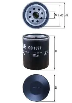Фільтр масляний Citroen Jumper/Peugeot Boxer 2.0HDi 15- KNECHT MAHLE / KNECHT OC 1397