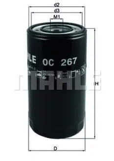 Фільтр мастил MAHLE / KNECHT OC267